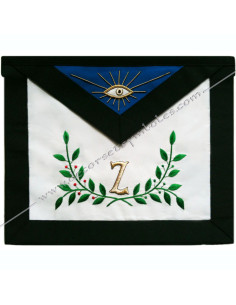 Broderies : branches de laurier et d'olivier avec lettre Z