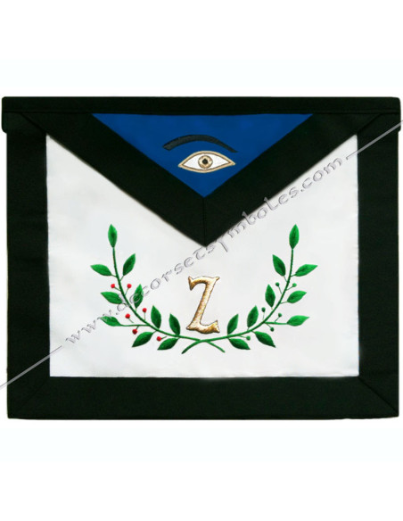 HRA258-aprons-4th-masonic-degrees-secrets-aasr-decorations-ancient-accepted-ziza-masters-keys-eyes-fm