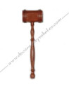 Maillet Maçonnique Neutre en Acacia Vernis | 27 cm