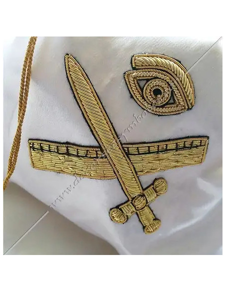 SAC002-white-propositions-masonic-bags-hand-mades-expert-symbols-eye-crossed-sword-rule-tools-fm-lodges