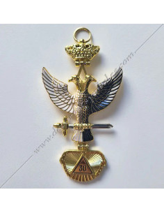BCA330-bijoux-maconniques-aigles-30e-degre-reaa-ecossais-ancien-memphis-chevaliers-kadosch-bicephale-decors-fm