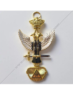 Bijou Maçonnique Articulé Aigle | Grand Inspecteur | 31e