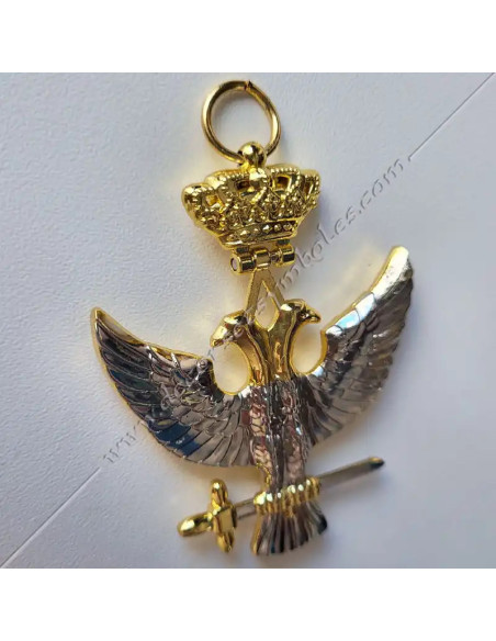 Bijou maçonnique articulé et mobile pour le 32e degré