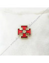 Pin's o Epinglette Rose Croce Gioielli Massonici