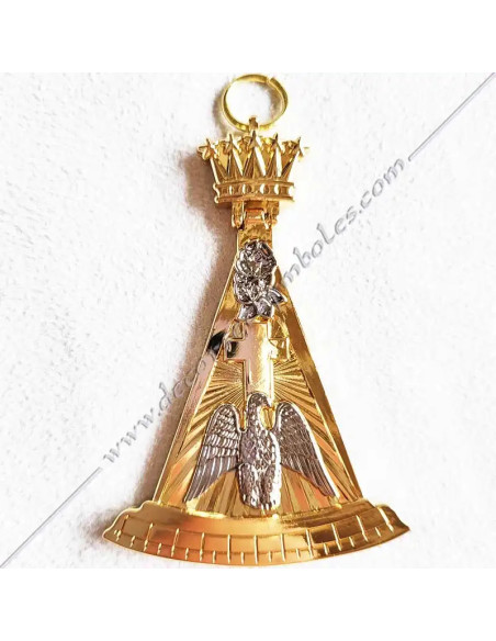 Jewel 4th Order Prince Rose Croix vue de face