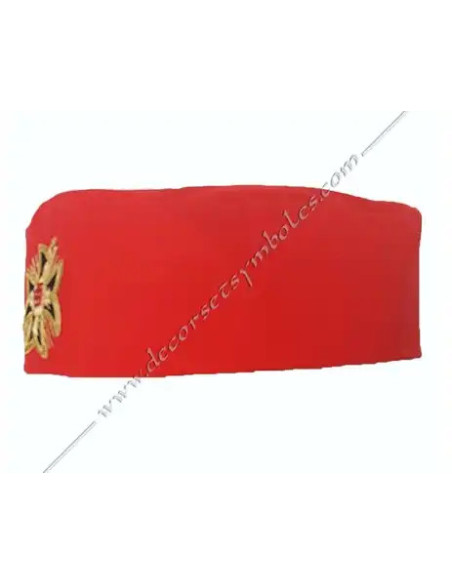 CHA005-calots-coiffes-chapeaux-maconniques-18e-degres-reaa-memphis-chevaliers-fm-rose-fm-croix-accessoires