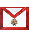 Tablier 18e Degre Chevalier Rose-Croix REAA