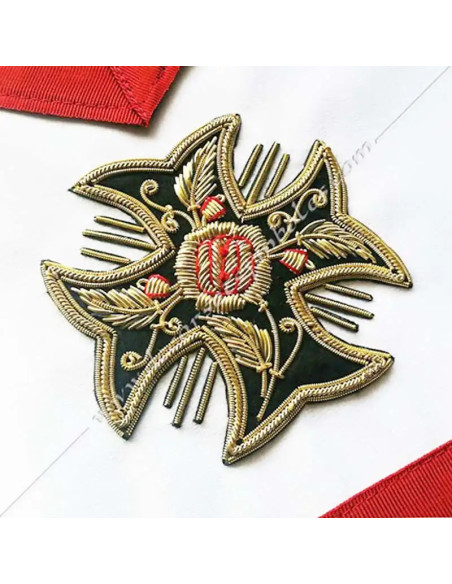 HRA005-masonic-aprons-aasr-knights-rose-cross-18th-degrees-cross-patted-fm-decorations-chapters