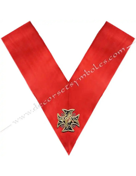 HRA049-sautoirs-cordons-maconniques-chevaliers-rose-croix-18e-degres-reaa-pattees-chapitres-fm