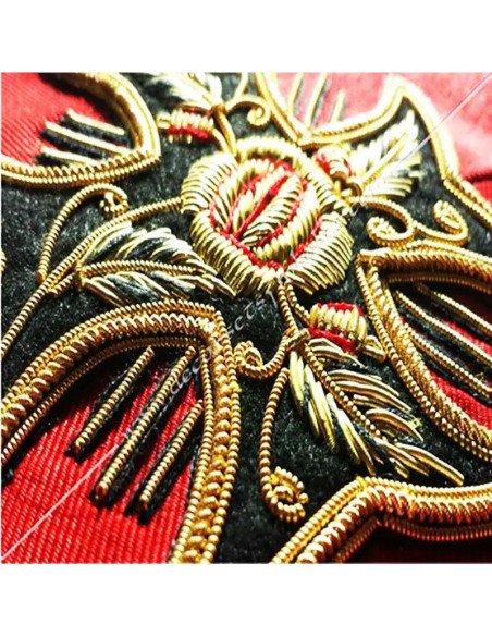 HRA049-masonic-collars-sashes-knights-rose-cross-18th-degrees-aasr-fm-patted-chapters