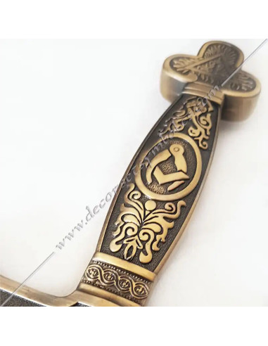 EPE050-epee-maconnique-droite-treflee-fourreau-manche-poigne-equerre-compas-fm-decors-boutiques-cadeaux