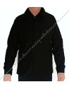 VCH110-bourgerons-vest-short-blouses-masonic-carpenters-crepe-black-go-godf-groussier-fm