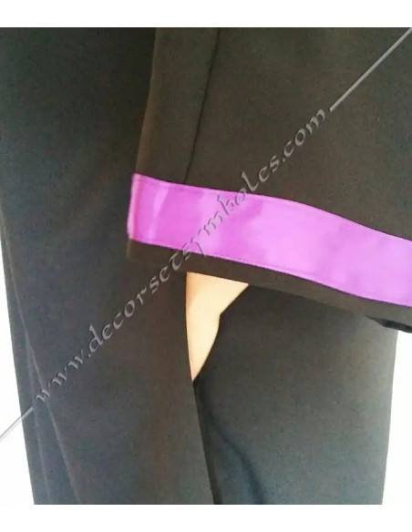 RHS120-robes-maconniques-memphis-misraim-aubes-toges-coules-noires-rubans-pourpre-fm-violets-boutiques