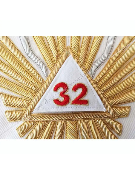 HRA162-sautoirs-cordons-rubans-maconniques-31-32-33-degres-fm-reaa-amovibles-velcro-grand-inspecteur-supremes