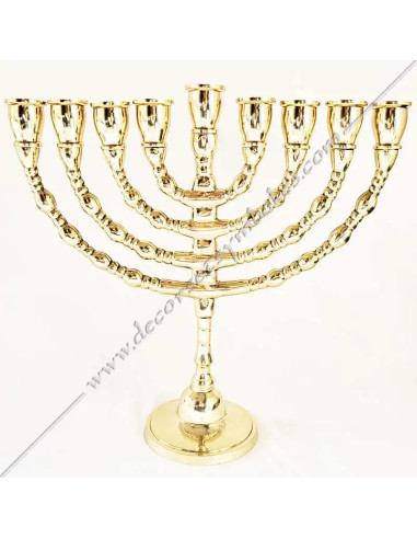 OUT074-candleholders-menorah-masonic-9-branches-candles-ceremonies-lodges-tools-accessories-shops-fm