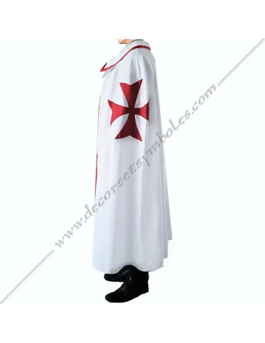 White Masonic cape CHS 300 with a red lining, designed