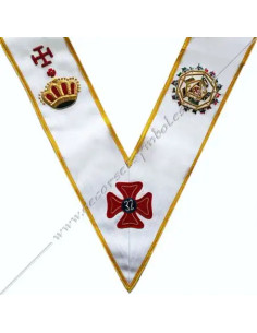 HRA105-white-masonic-collar-sash-32nd-degree-aasr-sublimes-princes-royal-secrets-shops-decorations-heptagons-fm