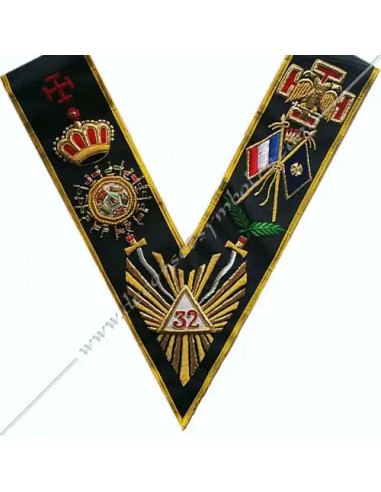 HRA166-collars-sashes-32nd-degrees-masonic-aasr-princes-sublimes-royal-secrets-areopagi-decorations-shops-fm