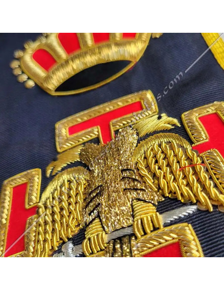 Cordón o báldrico masónico de Sublime Príncipe del Real