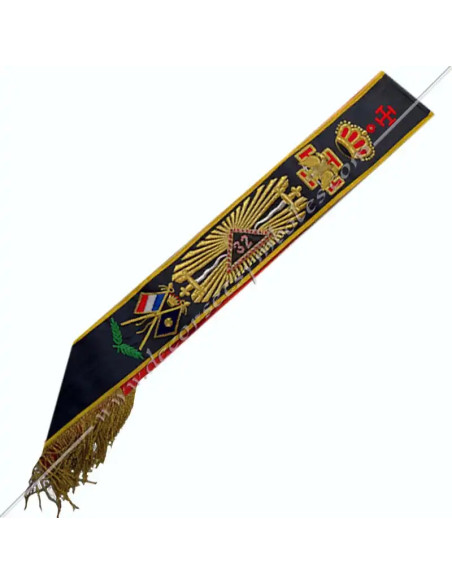 HRA017-cordons-baudriers-rubans-maconniques-32e-degres-reaa-princes-sublimes-sercrets-royal-areopages-decors-fm