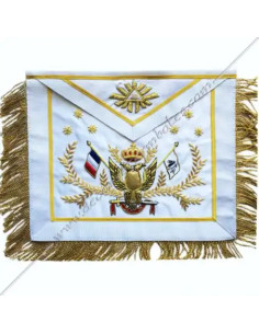 Tablier Maçonnique 33e Degré | Souverain Grand Inspecteur