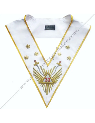 Collar Sovereign Grand Inspector 33rd Degree AASR
