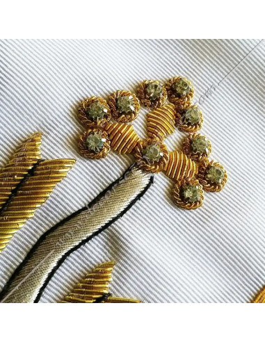Collare Souverain Commandeur 33º Grado vue rapprochée