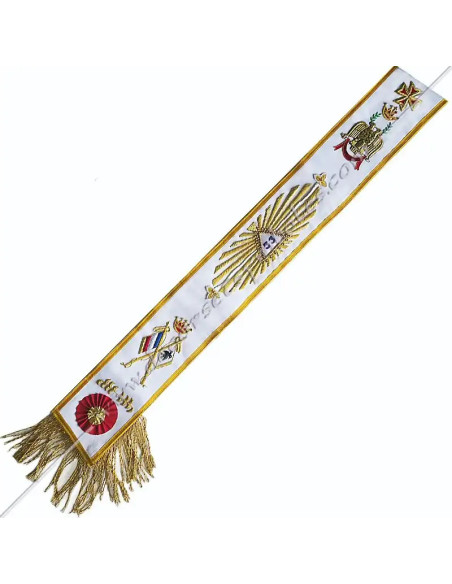HRA020-sashes-scarfs-33rd-degrees-aasr-greats-consistories-inspectors-sovereigns-whites-masonic-slogans-fm