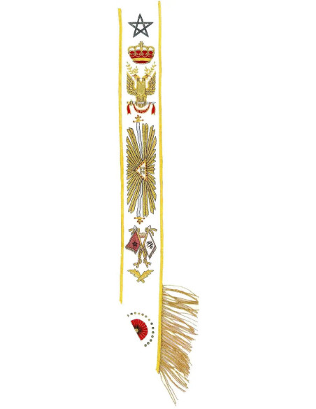 It features a 5-pointed star, an eagle with the motto Deus