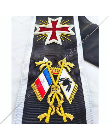HRA159-sautoirs-reaa-cordons-aeropages-sautoirs-degres-30e-tfpm-aigles-fm-kaddosh-kadosch-chevaliers-epees