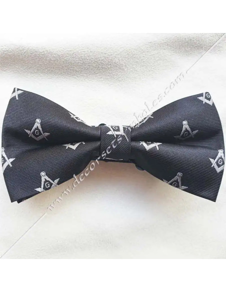 NDS010-black-masonic-bow-ties-blacks-squares-compasses-decorations-accessories-shops-ceremonies-fm
