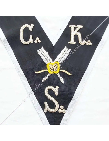 HRA038-greats-secretaries-collars-knights-aeropages-sashes-30th-degrees-aasr-kadoschs-fm-kaddoshs-ribbons