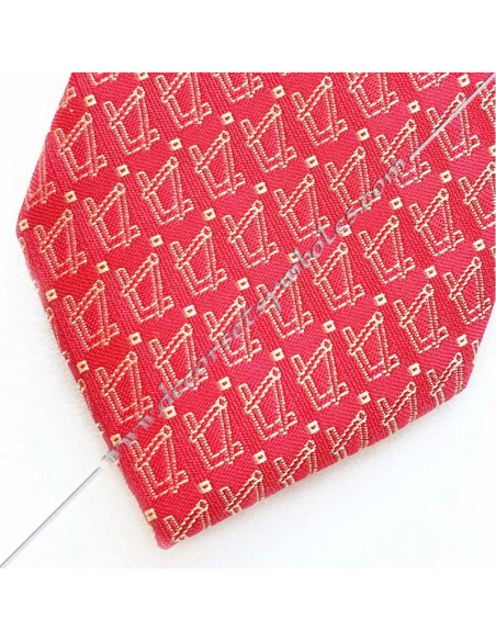 CVT030-squares-compass-masonic-ties-red-ceremonies-gifts-lodges-accessories-dresses-fm-shops