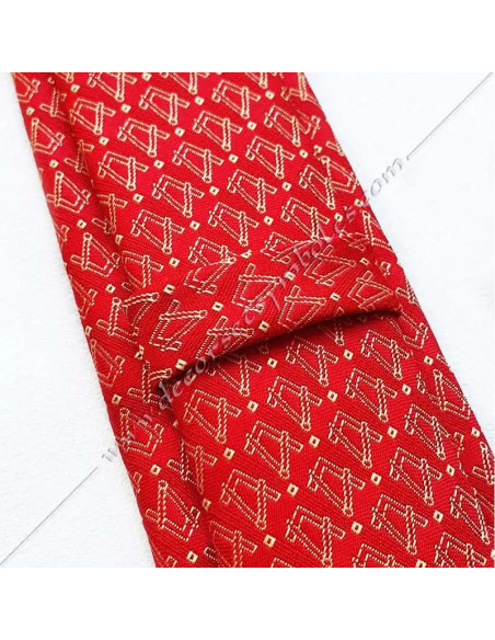 Designs: square and compasses embroidered in yellow thread