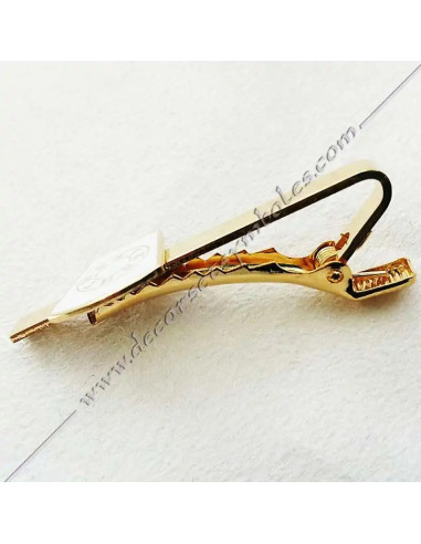 Epingle à Corbata Masónico en acier inoxydable, dorado