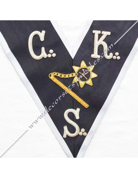 HRA039-sautoirs-cordons-rubans-officiers-30e-degres-reaa-chevaliers-grands-servants-armes-fm-kadochs-kaddoshs