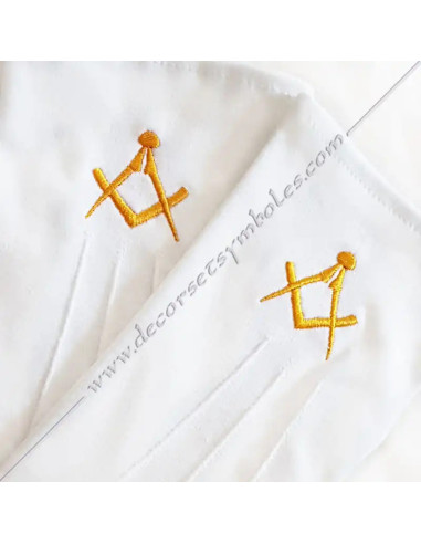 GCB060-gants-maconniques-blancs-brodes-equerres-compas-or-decors-ceremonies-maitres-cadeaux-fm