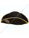 Tricorne Massonico Souple e Pliable nero Copricapi