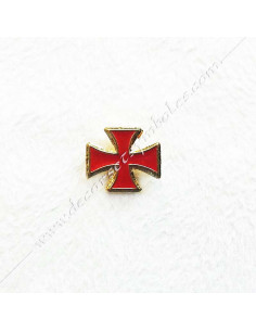Pin's Épinglette Croix Templière RER CBCS | Doré