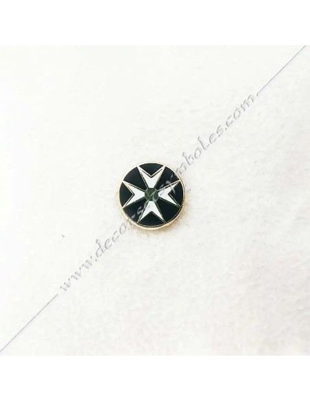 PIN013-croix-malte-blancs-epinglettes-pins-maconniques-reaa-30e-degres-chevaliers-kadoshs-cadeaux-fm