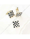Conjunto Pavimento de Mosaico Pin's y Boutons de Manchette