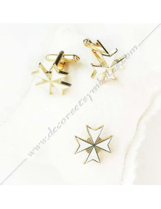 PAR014-parures-ensembles-sets-croix-malte-pins-boutons-manchettes-maconniques-cadeaux-fm