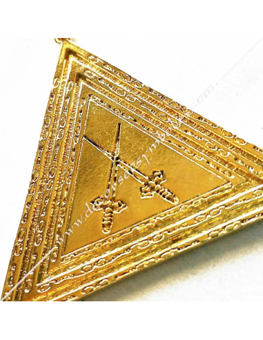 Bijou maçonnique de Chevalier d'Orient et de l'Epée du 15e