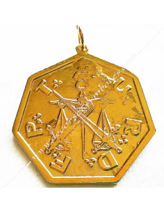 Bijou maçonnique de Chevalier d'Orient et d'Occident du 17e