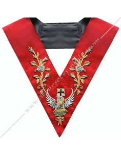 HRA074-sautoirs-pelicans-maconniques-reaa-chapitres-roses-croix-18e-degres-cordons-chevaliers-cadeaux-fm