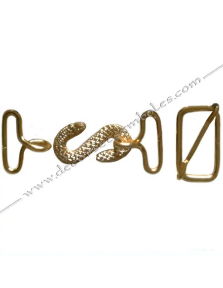 ACC042-masonic-buckles-belts-gold-hooks-shoes-accessories-fasteners-serpents-fasteners