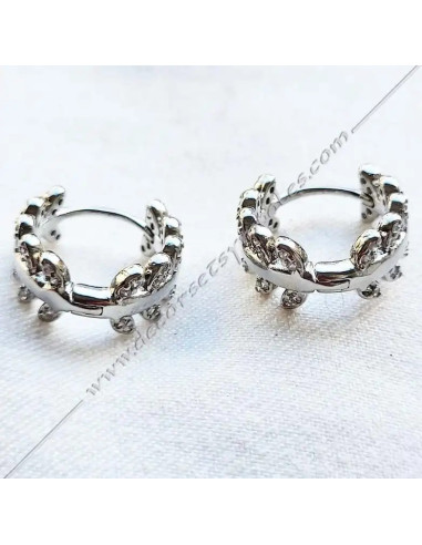 MSC200-boucles-oreilles-maconniques-acacias-ors-argents-fm-ouvertes-couronnes-cadeaux-souvenirs