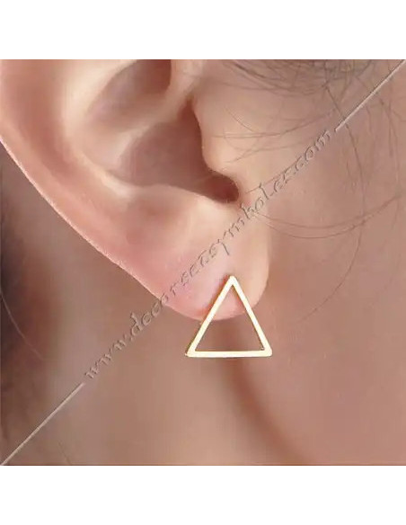 BOM002-boucles-oreilles-triangles-or-bijoux-maconniques-symboles-decors-femmes-cadeaux-franc-fm-maconnerie