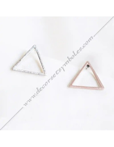 Boucles de Oreilles Triángulos Joyas Masónicas