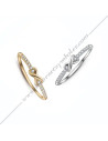 Bague Infini Symbole Lac Amour Bijoux Maconniques